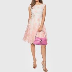 مملوكة مسبقًا Dolce & Gabbana Pink Alligator Hobo