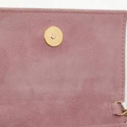 Dolce & Gabbana Lilac Suede Wallet On Chain