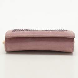 Dolce & Gabbana Lilac Suede Wallet On Chain