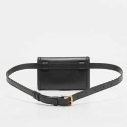 Dolce & Gabbana Black Leather Devotion Belt Bag