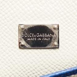 Pre Owned Dolce & Gabbana Multicolor Dauphine Majolica Leather Miss Sicily Top Handle Bag