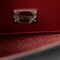 Dolce & Gabbana Black Crocodile Leather and Python Lucia Shoulder Bag