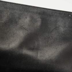 Pre Owned Dolce & Gabbana Brown Karung Leather Leopard Print Large Miss Sicily Top Handle Bag