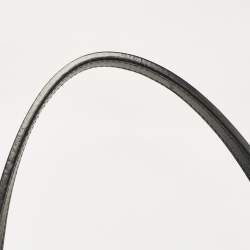 Pre Owned Dolce & Gabbana Black Patent Leather Miss Escape Zip Tote