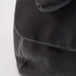 Dolce & Gabbana Black Leather Large Soft Miss Sicily Top Handle Bag