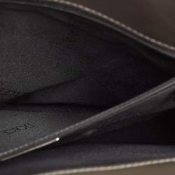 Pre Owned Dolce & Gabbana Grey Patent Leather DG Shoulder Bag