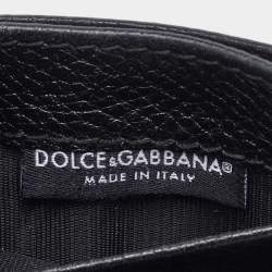 Dolce & Gabbana Black Leather Card Case