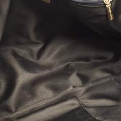 Pre Owned Dolce & Gabbana Gold Quilted Sequins Miss Charles Shoulder Bag