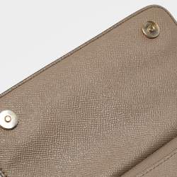 Pre Owned Dolce & Gabbana Tri Color Leather Small Love Sicily Top Handle Bag