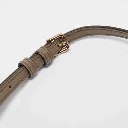 Pre Owned Dolce & Gabbana Tri Color Leather Small Love Sicily Top Handle Bag