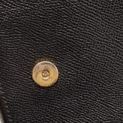 Pre Owned Dolce & Gabbana Black Leather Medium Miss Sicily Top Handle Bag