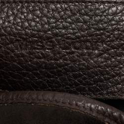 Pre Owned Dolce & Gabbana Choco Brown Alcantara Miss Loop Hobo