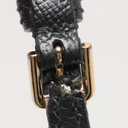Dolce & Gabbana Black Leather Miss Sicily Tote