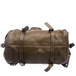 Pre Owned Dolce & Gabbana Brown Leather Miss Forever Tote