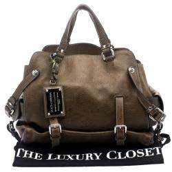 Pre Owned Dolce & Gabbana Brown Leather Miss Forever Tote