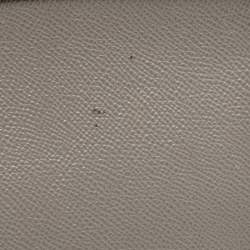 Pre Owned Dolce & Gabbana Grey Leather Medium Miss Sicily Top Handle Bag