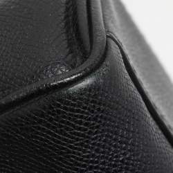 Dolce & Gabbana Black Leather Miss Sicily Chain Top Handle Bag