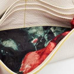 Pre Owned Dolce & Gabbana Tricolor Lizard Embossed and Leather Miss Sicily Crossbody Bag