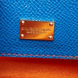 Dolce & Gabbana Multicolor Python and Croc Micro Miss Sicily Top Handle Bag