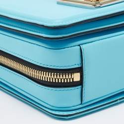 Dolce & Gabbana Blue Leather Joy Therapy Lola Studded Shoulder Bag