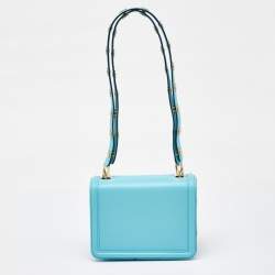 Dolce & Gabbana Blue Leather Joy Therapy Lola Studded Shoulder Bag