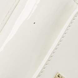 Dolce & Gabbana Bambino White Patent Leather Mini Miss Sicily Top Handle Bag