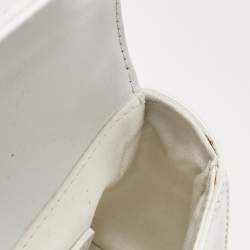 Dolce & Gabbana Bambino White Patent Leather Mini Miss Sicily Top Handle Bag