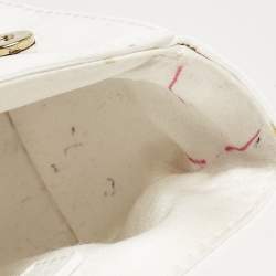 Dolce & Gabbana Bambino White Patent Leather Mini Miss Sicily Top Handle Bag