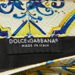 Dolce & Gabbana Pink Leather Zip Around Wallet