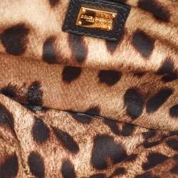 Dolce & Gabbana Black Leather Flap Continental Wallet