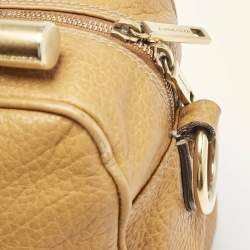 Dolce & Gabbana Tan Leather Tassel Satchel