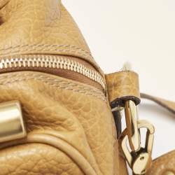 Dolce & Gabbana Tan Leather Tassel Satchel