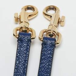 Dolce & Gabbana Blue Leather Small Miss Sicily Tote