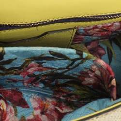 مملوكة مسبقًا Dolce & Gabbana Multicolor Python and Leather Limited Edition Medium Miss Sicily Top Handle Bag