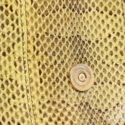 مملوكة مسبقًا Dolce & Gabbana Multicolor Python and Leather Limited Edition Medium Miss Sicily Top Handle Bag