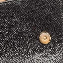 Pre Owned Dolce & Gabbana Black Leather Small Miss Sicily Top Handle Bag