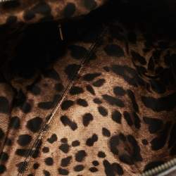 Dolce & Gabbana Two Tone Brown Calf Hair and Mix Leather Miss Urbanette Satchel