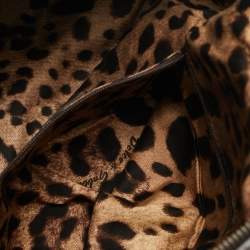 Dolce & Gabbana Two Tone Brown Calf Hair and Mix Leather Miss Urbanette Satchel