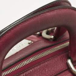 Dolce & Gabbana Red Leather Miss Easy Way Satchel