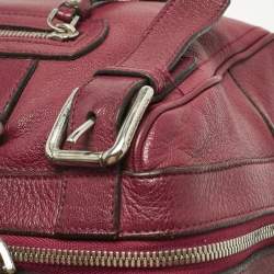 Dolce & Gabbana Red Leather Miss Easy Way Satchel