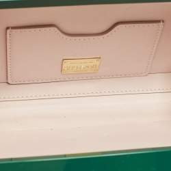 Dolce & Gabbana Green Resin Color Pencil Box Clutch