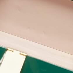 Dolce & Gabbana Green Resin Color Pencil Box Clutch