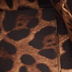 Pre Owned Dolce & Gabbana White Leather Medium Miss Sicily Top Handle Bag