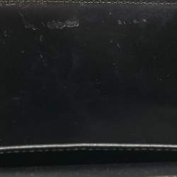 مملوكة مسبقًا Dolce & Gabbana Brown Leopard Print Coated Canvas Dauphine Wallet On Chain