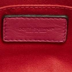 Dolce & Gabbana Red Patent Leather Miss Easy Way Wristlet Clutch