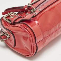Dolce & Gabbana Red Patent Leather Miss Easy Way Wristlet Clutch