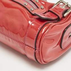 Dolce & Gabbana Red Patent Leather Miss Easy Way Wristlet Clutch