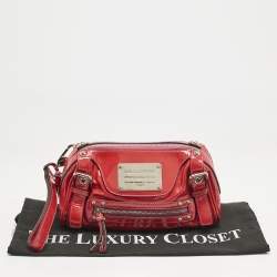 Dolce & Gabbana Red Patent Leather Miss Easy Way Wristlet Clutch