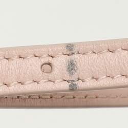 Pre Owned Dolce & Gabbana Nude Pink Quilted Leather Mini Miss Sicily Top Handle Bag