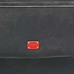 Dolce & Gabbana Black Neoprene Small Miss Sicily Top Handle Bag